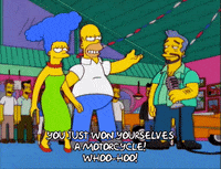 excited homer simpson GIF