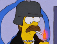 Episode 2 Smoking GIF by The Simpsons