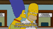 sad homer simpson GIF