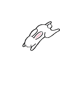 Jump Bunny Sticker by Stickerrific