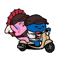 Speeding Hold Tight Sticker by LAVIO