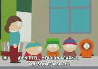 eric cartman crowd GIF by South Park 