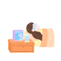 17beautyhouse relax sleepy good night goodnight Sticker