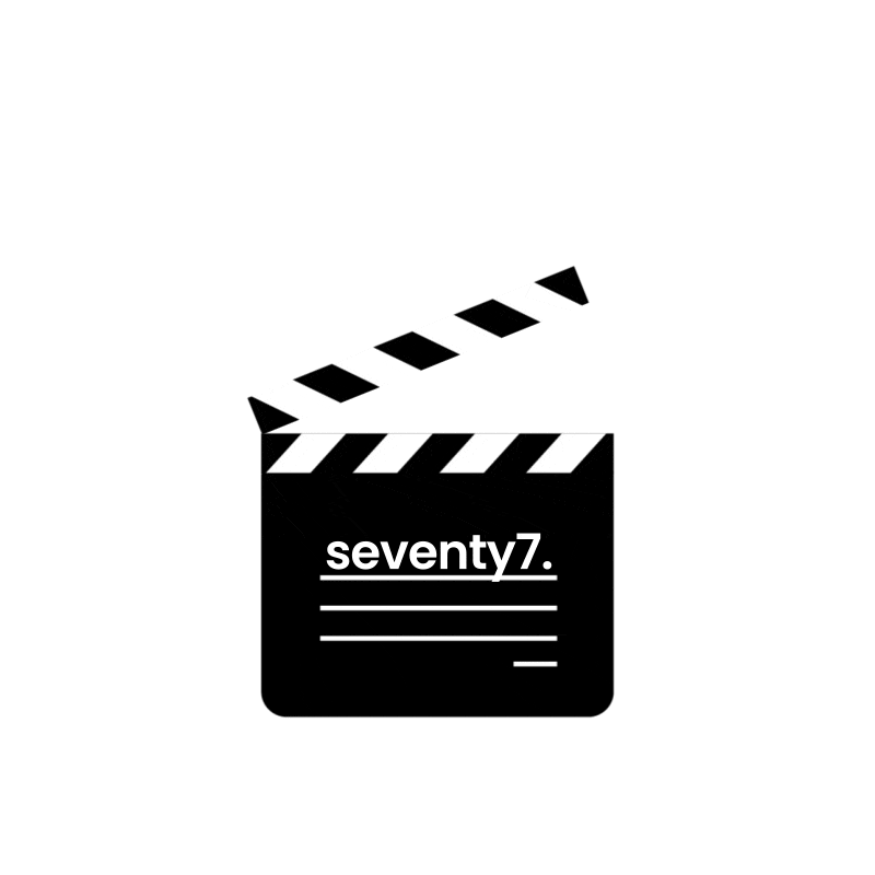 thisisseventy7 giphyupload film action 77 Sticker