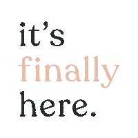 Finally Sticker by tinytype