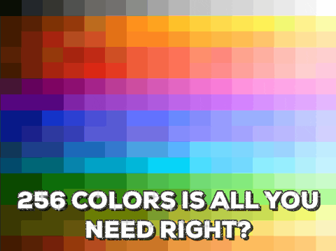 256 colors file format GIF