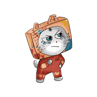 Cat Mascot Sticker