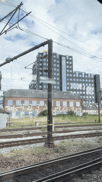 Train Station City GIF