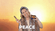 CarlaDelaney peace singing yoga actress GIF