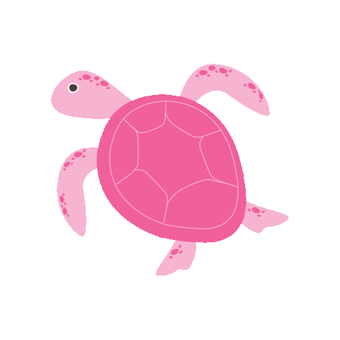 Sea Turtle Pink Sticker by pinknproper