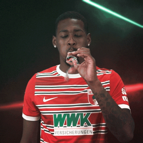 Happy Football GIF by FC Augsburg 1907