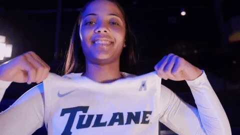 College Basketball Jones GIF by GreenWave