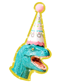 Happy Birthday Party Sticker