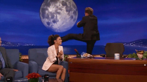 Eva Longoria Conan Obrien GIF by Team Coco