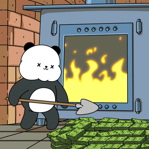Fire Burning GIF by Kanpai Pandas