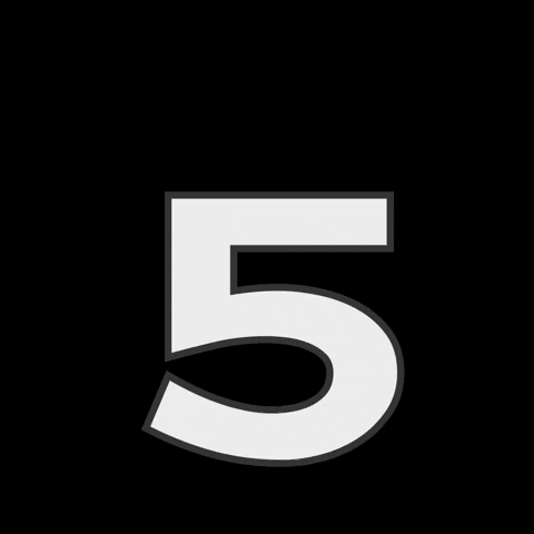 sofiguimaraes giphyupload number numbers five GIF