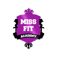 missfitacademy badge mfa miss fit academy miss fit Sticker