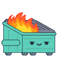 Fire Dancing Sticker by 100% Soft