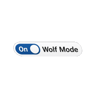Wolfmodeon Sticker by DiscoveryschoolTeg