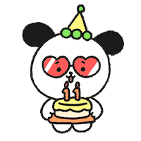 banggri_official happy dog hbd 귀여운 Sticker