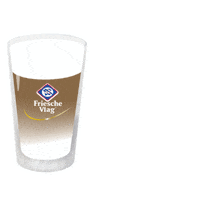 frieschevlag latte cappuccino koffie genieten Sticker