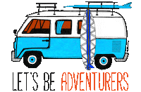 Road Trip Travel Sticker