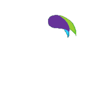 InnerCat_Music music colors eye innercat Sticker