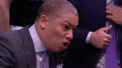 cleveland cavaliers coach GIF by NBA