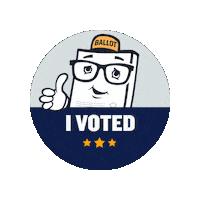 MaricopaVote i voted ivoted i voted sticker maricopa county Sticker