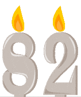 Birthday Flickering Sticker
