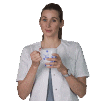 Tea Time Coffee Sticker by zweivorzwoelf