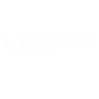 majafaber text white wednesday majafaber Sticker