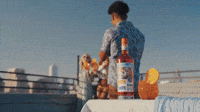 Spritz Del Conte Rooftop photoshoot