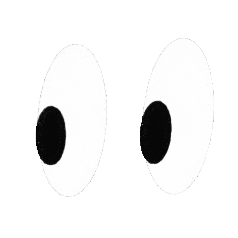 Eyes Looking Sticker