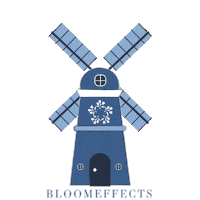 windmill tulips Sticker
