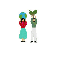 lanalande earth gogreen savearth Sticker