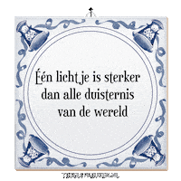 Hoop Spreuk Sticker by Tegelspreuken.nl