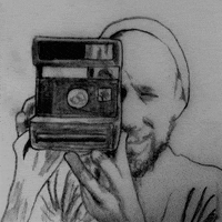 giuvisualart art animation loop black and white GIF