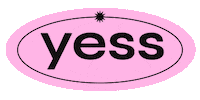 Rosa Yes Sticker by dado_studio