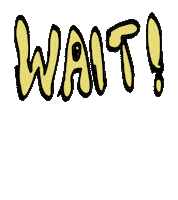 Saying Wait What Sticker