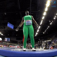 Happy Gold GIF by European Athletics