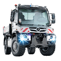 Mercedes_Benz_Unimog travel truck construction original Sticker