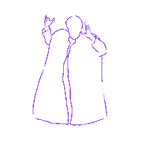 Walter Mercado Stars Sticker by Martha of Miami