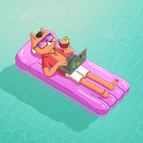 Crypto Chilling GIF by Fox Fam