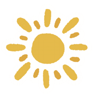 Petitgravier sun yellow petitgravier Sticker