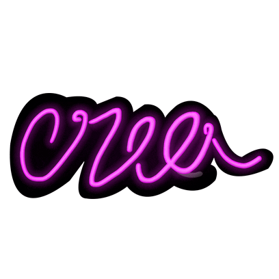 neon believe Sticker by Andrea Caceres
