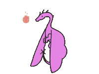 Dragon Flying Sticker