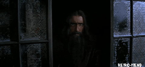 christopher lee horror GIF by RETRO-FIEND