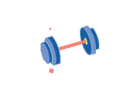 Workout Dumbbell Sticker by Joe Fresh