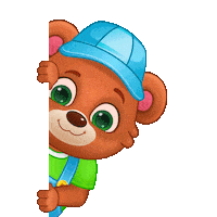 Hiding Spying Sticker by Lucas and Friends by RV AppStudios